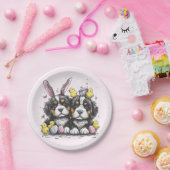 イースターベルネーズマウンテンドッグ ペーパープレート (パーティー)