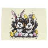 イースターベルネーズマウンテンドッグ ラージペーパーバッグ (裏面)