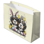 イースターベルネーズマウンテンドッグ ラージペーパーバッグ (裏面アングル)