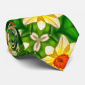 イースターベル花パターン ネクタイ (ロール)