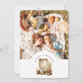 イースターベージュパーソナライズされた写真 シーズンカード (正面)