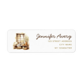 イースターベージュ差出人住所 ラベル