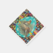 イースターペーパーナプキン スタンダードカクテルナプキン (角)