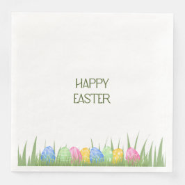 イースターペーパーナプキン | パステルイースター卵デザイン