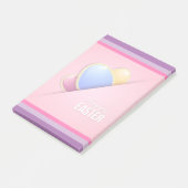 イースターホリデーうさぎ花 ポストイット (アングル)