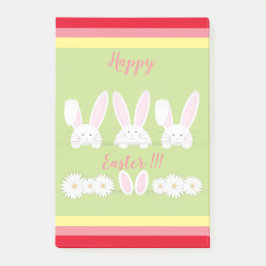 イースターホリデーうさぎ花 ポストイット