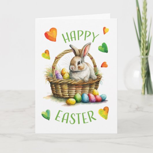 イースターホリデーのグリーティングカード カード (正面)