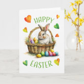 イースターホリデーのグリーティングカード カード (黄色い花)