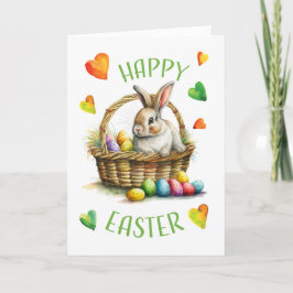イースターホリデーのグリーティングカード カード