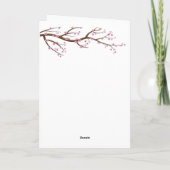 イースターホリデーのグリーティングカード カード (裏面)