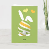 イースターホリデーのグリーティングカード カード (裏面)