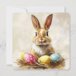 イースターホリデーカード かわいいウサギ シーズンカード