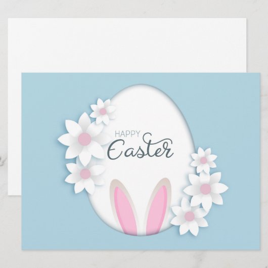イースターホリデーカード シーズンカード (正面/裏面)
