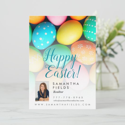 イースターホリデーズ不動産仲介業者あいさつはがき シーズンカード (スタンド正面)