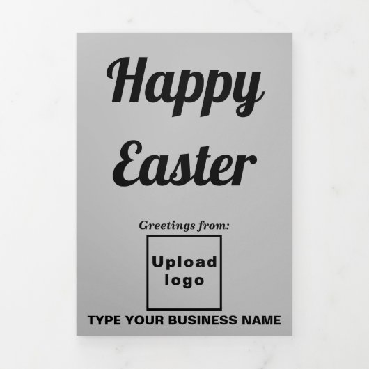 イースターホリデービジネスグレートリフォールドホリデーカード 三つ折りクリスマスカード (カバー)