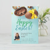 イースターホリデー不動産仲介業者グリーティングポストカード シーズンカード (スタンド正面)
