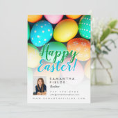 イースターホリデー不動産仲介業者グリーティングポストカード シーズンカード (スタンド正面)