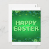 イースターホリデー葉書 シーズンポストカード (正面/裏面)