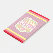 イースターホリデー ハッピーバニー フローラル ポストイット (アングル)