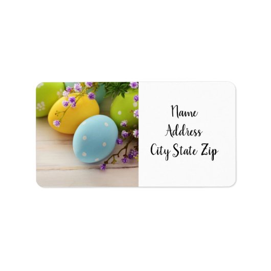 **イースターホリデー**フェスティバル住所 シール (正面)