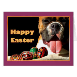 イースターボクサー犬