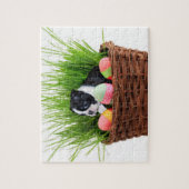 イースターボストンテリア犬 ジグソーパズル (縦)