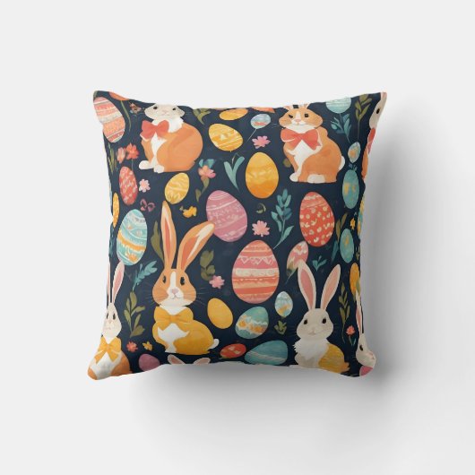 イースターボホバニーコレクション クッション (裏面)