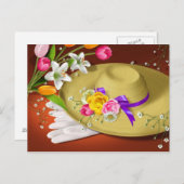 イースターボンネットポストカード シーズンポストカード (正面/裏面)