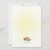 イースターボンネット招待状 招待状 (裏面)