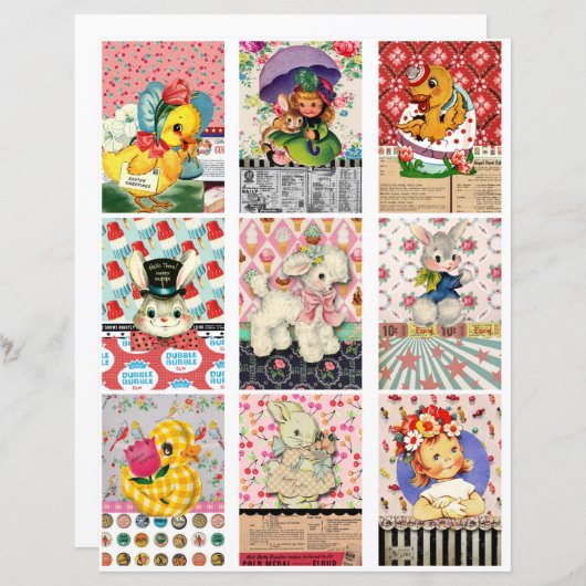 イースターポケットカードイースターATCカード (正面/裏面)