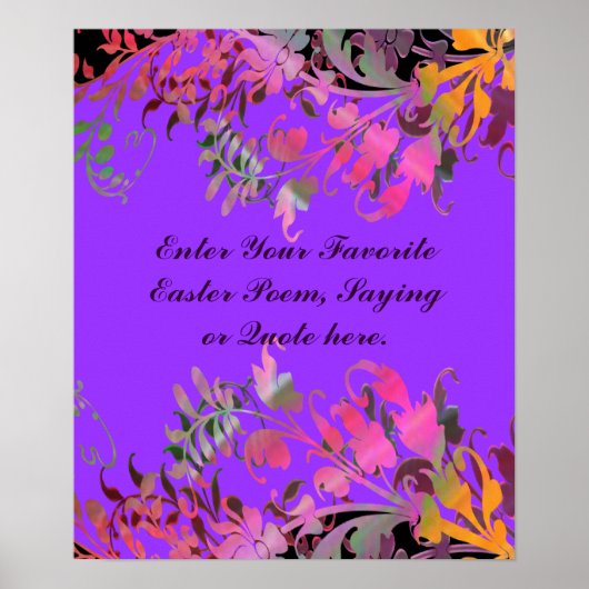イースターポスタープリント ポスター (正面)