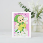 イースターポストカードに登場する特別女子のヴィンテージ ポストカード (スタンド正面)