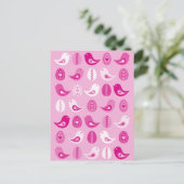 イースターポストカードピンク シーズンポストカード (スタンド正面)