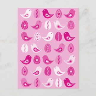 イースターポストカードピンク シーズンポストカード