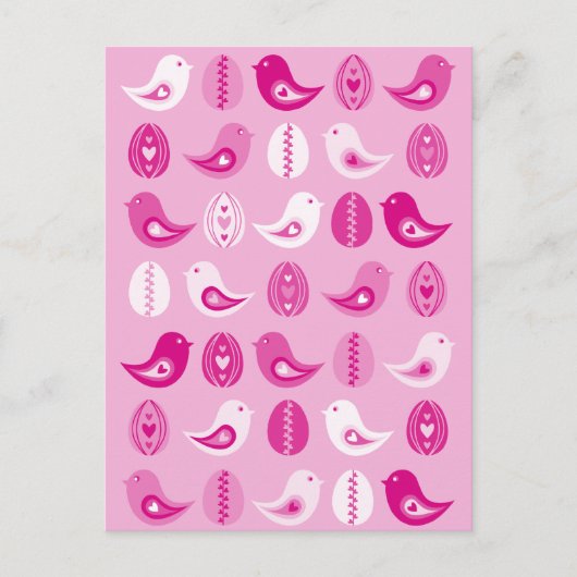 イースターポストカードピンク シーズンポストカード (正面)