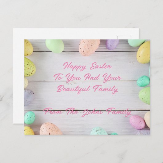 イースターポストカード ポストカード (正面/裏面)