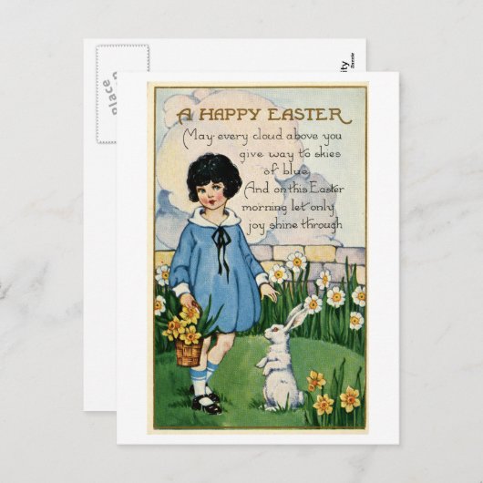 イースターポストカード(1915年頃) シーズンポストカード (正面/裏面)