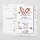 イースターポットラックブランチのご招待 シーズンポストカード (正面/裏面)