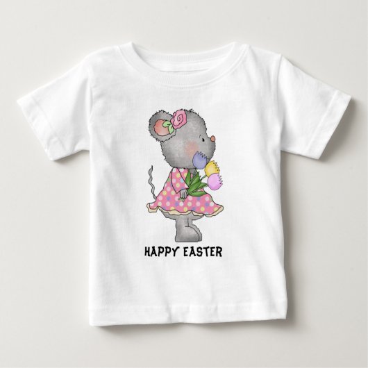 イースターマウスのTシャツのベビー ベビーTシャツ (正面)