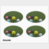 イースターマウンテンゴルフコース 楕円形シール (シート)