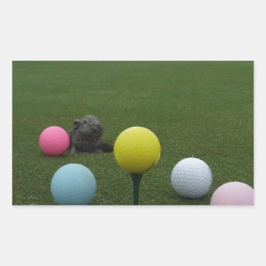 イースターマウンテンゴルフコース 長方形シール (正面)