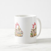 イースターマグス子猫 コーヒーマグカップ (正面右)