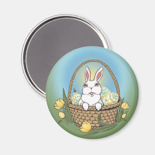 イースターマグネットイースターバニーアート冷蔵庫用マグネット マグネット (正面/裏面)