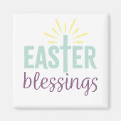 イースターマグネット"イースター恵み"クロスワードアート マグネット (正面)