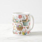 イースターマグ、ハッピーイースター、春 コーヒーマグカップ (正面右)