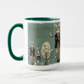 イースターマグ – 世界征服 – 一度に1つの卵 マグカップ (左)