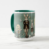 イースターマグ – 世界征服 – 一度に1つの卵 マグカップ (正面左)