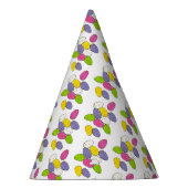 イースターマルト牛乳斑点の卵キャンディパープルピンク パーティーハット (右)