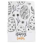 イースターミディアム抱き枕 ミディアムペーパーバッグ (裏面)