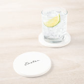 イースターミニマルタイポグラフィ コースター (側面)